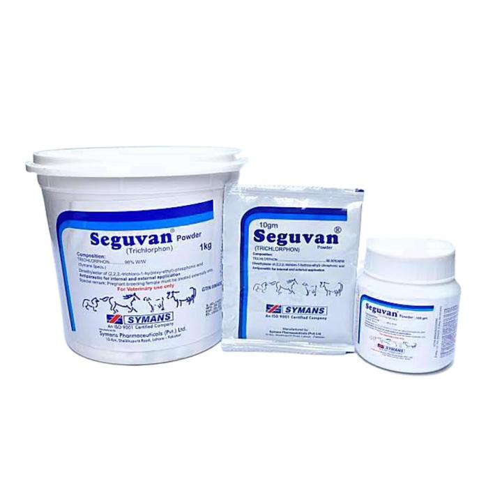 Seguvan Powder 100 gm Dewoermar for Birds & Animals Pigeons Parrot Cocktail Peacock Finches and Small Pet Animal