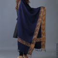 Kashmiri Shawl For Girls Wool Shawls Warm Shawl Winter Shawl Chader Dupattas, Stoles & Shawls blue. 