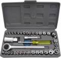 New Tool kit Combination Socket Ratchet Wrench And etc Repairing Hand Toolkit (Pieces 40). 