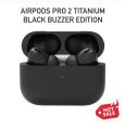 Pro 2 Black Wireless Earbuds - TWS Bluetooth 5.3 Earphones with Charging Case, Touch Control, Noise Reduction & Deep Bass (Complete Box Pack). 