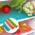 Antibacterial Fridge Mats Moisture, (Size 60cm x 200cm) Non-Slip, Washable for the Shelves of the Refrigerator, Anti-Moisture, DIY Cut to Size Mats, Drawer Mat,. 