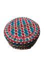 NAMAZ CAP FUL EMBROIDARY TOPI PUJABI ROUND SHAPE CAP FOR MUSLIMS. 