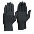 Premium Black Rubber Gloves - Pack of 50 Disposable Black Examination Nitrile Gloves -Latex Nitrile Gloves. 