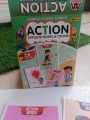 Action and Opposite Words Jumbo Flash Cards Size 7 x 5 inches. 