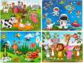 Wooden Jigsaw Puzzles Set for Kids Age 2-6 Year Old 30 Piece Colorful Wooden Puzzles for Toddler Children Learning Educational Puzzles Toys for Boys and Girls. 
