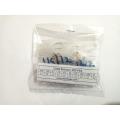 60 PCS/lot 10 value multi power 1/4w resistor 6 resistor each power 100R 470R 1K 2.2K 4.7K 10K 22K 100K 560K 1M. 