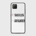 Oppo F17 Pro Cover - SkinLee HQ Infinity Glass Case (Soft) - Skills Vs Degree - SKINLEE-674-1-875-515. 