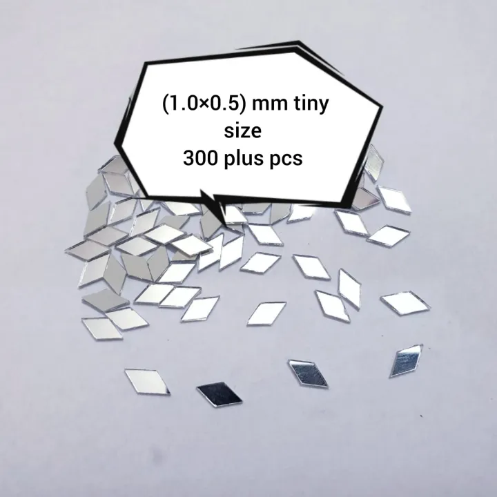 300%20Plus%20Pcs%20Tiny%20Glass%20Diamond%20Shape%20Mirror%20Beads%20Used%20In%20Embroidery%20DIY%20Crafts%20-%20Image%202