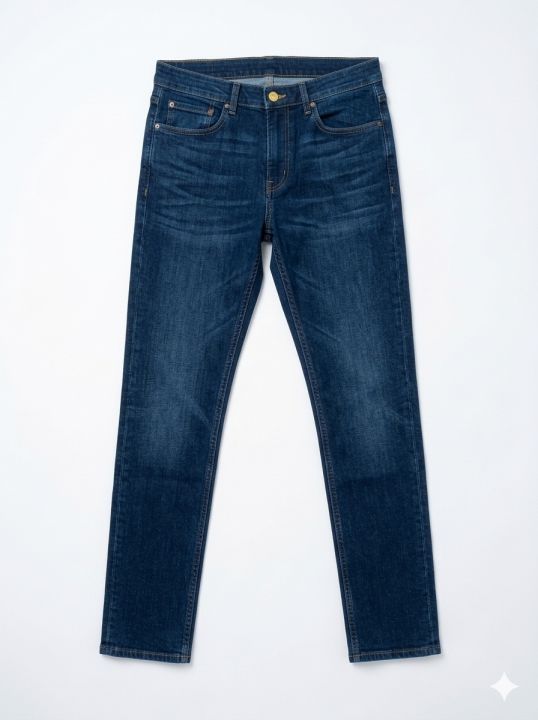 High Quality Original Denim Dark Blue Jeans Pant For Mens and Boys