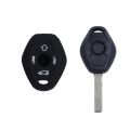 2 Pcs Car Accessories:for BMW E46 E39,1 Pcs 3 Button Remote Key Fob Silicone Case & 1 Pcs Remote Key 3 Button 315MHz. 
