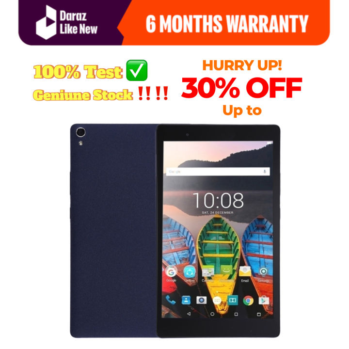 Lenovo Tab 3 - 8" Screen - 2gb Ram - 16gb Rom - PUBG Supported - Full HD Screen - Tablets - 100% Genuine Stock - Daraz Like New Tablets