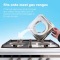 Techmanistan Pack of 10 - Aluminum Foil Round Gas Stove Burner Covers, Disposable Bib Liners Stove Covers for Kitchen Gas Range Top, Aluminum Foil Plate Gas Hob Protector Burner Cover Stovetop Protector. 