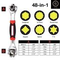 Tiger Pliers 48 in 1 Socket Wrench Tool - Lord of the Key - Multifunction 360 Degree Tiger Wrench Tool - works with Spline Bolts Torx 6-Point 12-Point, Torx Square - Universal Furniture Car Repair Wrench Tool. 