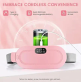 Electric Heated Belt for Period Pain Relief for Women | Menstrual Heating Pad & Cramp Pain Relief Belt | Heat Pack, Electric Heat Bag, Period Cramp Massager and Heater for Menstrual Cramps, Lower Back & Abdominal Pain. 
