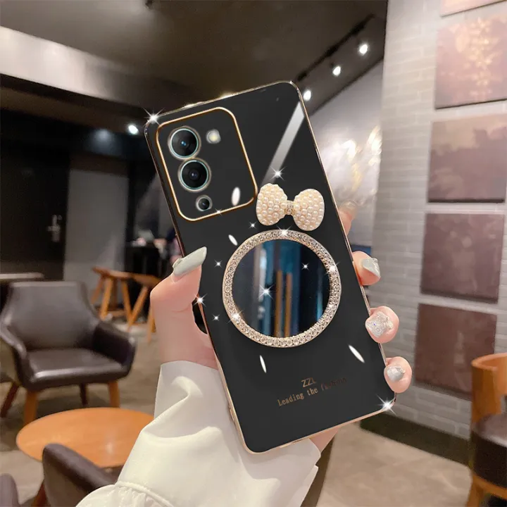Maitus%20for%20Infinix%20Note%2012%20(G96)%20Back%20Cover%20Luxury%206D%20Plating%20Square%20Bumper%20Shiny%20Bowknot%20Makeup%20Mirror%20Soft%20Silicone%20Girls%20Cases%20Full%20Protection%20Mobile%20Phone%20Case%20-%20Image%203