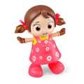 Kids dancing doll toy bump and go dance girl 9 inches. 
