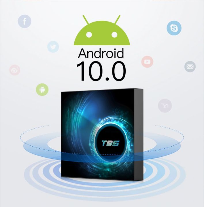 T95 Android TV Box Quad Core WIFI IPTV Box 4GB 32GB - Smart Android Tv Box