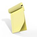 Notepads for Office, school, Premium 80 GRAM Paper A4 Size Legal/Wide Ruled Pad, notepads for writing notes, students (40 sheets) (Yellow). 