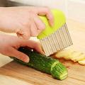 1pc Crinkle Cutter Cutting Tool French Fry Slicer Potato. 