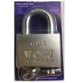 50mm Heavy Duty Cast Iron Padlock Outdoor Door Safety Security Shackle With 3 Keys. 