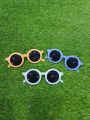 Fashion Round Kids Sunglasses UV Protection Classic Children Sun Glasses Vintage Boy Girl Eyewear Street Shot Photography Props. 