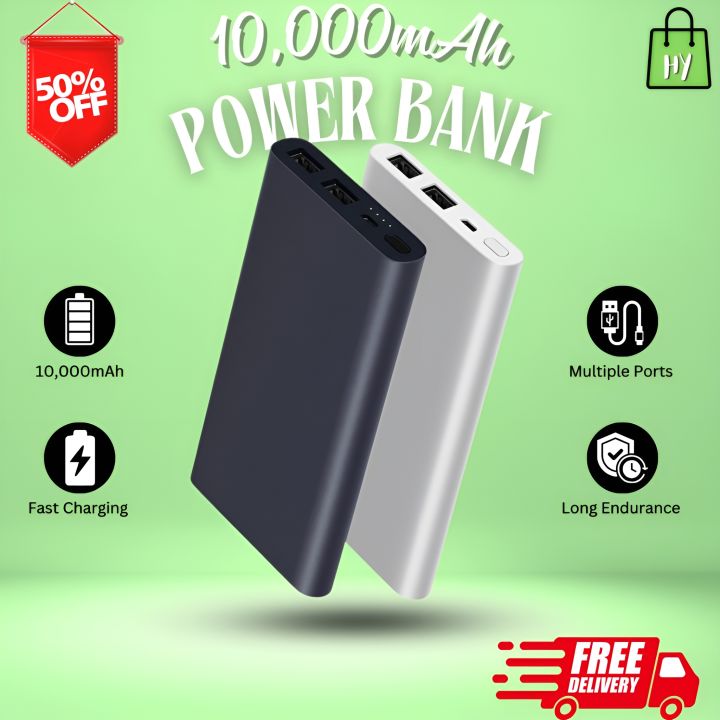 10000mAh Fast Power Bank - 10000 mah Power Bank 10000 mah Fast Charging For iPhone, Samsung, Xiaomi, mi Battery - Fast Charge Power Bank 10000 mah for phone - joker power bank 10000 mah , elec power bank 10000 mah