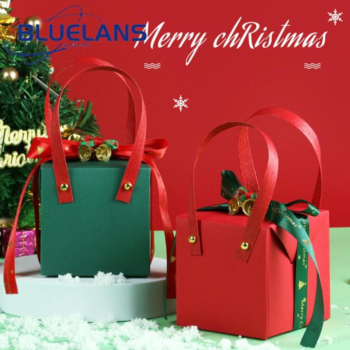 Festive Paper Box Christmas Gift Box with Festive Decorations Perfect for Holiday Presents less Than