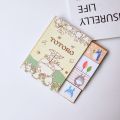 1 book 100 sheets Cartoon Sticky Note Stickers Cute Message Note Paper Student Stationery Office Supplies. 