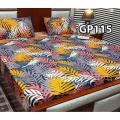 Printed King Size Bedsheet Set with Pillow cover Cotton Bed Sheet. 