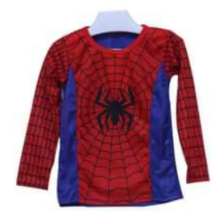 Spiderman%20Costume%20with%20Mask%20for%20Kids%20(4%20to%208%20Years)%20-%20Ideal%20for%20Boys'%20Dress-Up%20-%20Image%202