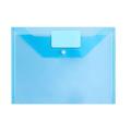 10-Piece Plastic Envelope File Folder with Pocket Document Folder A4 Size File Envelope for Home School Office Files A. 
