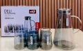 Heat Resistant Borosilicate Glass Water Set 7 Pieces Imported Quality. 