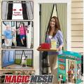 100% High Quality Deluxe Hands Free Magnetic Screen Door, Mesh Curtain Keeps Bugs Out Magic Mesh in pakistan. 