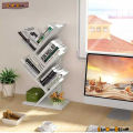 Book Racks for bed room,  Tree Bookcase , Wooden Bookshelf in Living Room Office,5 Tier Tree Bookshelf ,GloWooDecor, Modern bookshelf,Tree-shaped shelf,space-saving furniture,Home office bookshelf,Living room storage,Unique design shelf,Book organizer,SHE. 