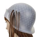 Highlight Cap, Ularma Professional Salon Reusable Hair Colouring Highlighting Dye Hat with Hook (Clear). 