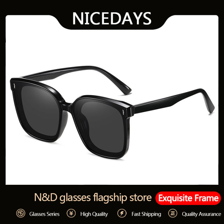 Nicedays 2024 New Sunglasses for Women with A High-end Feel and Men with A Large Face Polarized Sun Protection and UV Protection Driving Glasses
