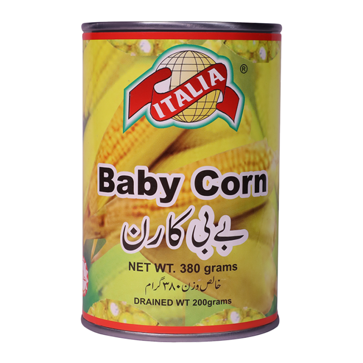 ITALIA Baby Corn 380 gm Tin