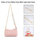 Pearl Purse Chain Strap Crossbody Bag Chains Strap Handbag Chain Replacement Leather Shoulder Bag Chain Straps Bag DIY Accessory. 