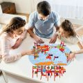 Wooden World Map With Recognition 30 Countries Flags KS. 