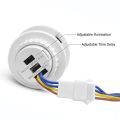 Mini Motion Sensor Light Switch 110-220V PIR Sensor Smart Detection Time Delay Adjustable Infrared Induction Detector. 