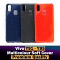 Vivo Y91 Back Cover | Vivo Y95 Back Cover Soft Silicon Multicolour Case For Vivo Y91 | Vivo Y95. 