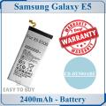 Samsung Galaxy E5 Battery EB-BE500ABE Replacement Premium Quality 2400mAh For Samsung Galaxy E5. 