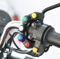 Universal ABS Plastic Meterial On/Off & Dipper & Horn 5 Point ABS Switch For Bike, Extra External On Off Button. Extra Lights Switch With Dipper & Horn Option. 