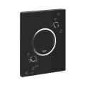 Flushing Systems / Plates Plate Dual Nova Cosmo Black & Crome. 