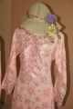 Pink stylish dress. 
