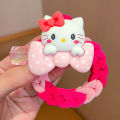 Cartoon Cute Weave Ponytail Hair Rope Sweet Kawaii High Elastic Rubber Bands WANNA. 