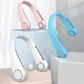 Dynamic Life Neck Hanging Fan, Portable Bladeless Headphone Neck Fan, Wearable Portable Neckband, Handheld Mini Air Cooler USB Rechargeable, Soundless Air Conditioner 360° Electric Wireless Summer Fan for Kitchen Home Outdoor Sports Office and Travel. 