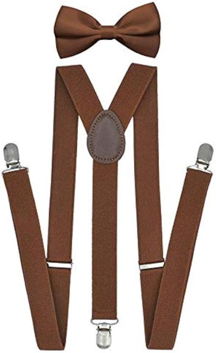 Elastic%20Gallace%20Suspenders%20Set%20With%20Silk%20Bow%20Tie%20For%20Boy's%20Girl's%20(%205%20Years%20To%2014%20Years)%20-%20Image%205