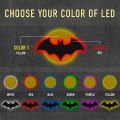 ZF Bat Wooden LED sign, Batman sign light, Bat led sign, Bat LED light Lamp, Comics neon sign, Superhero logo wall art, Batcave LED sign, Comics hero decor. 