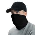 Black Neck Gaiter Mask Summer, Face Cover Mask For Bikers Breathable Face and Neck Cover Mask For Bikers. 